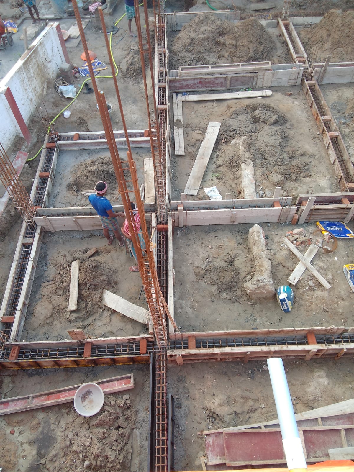 Plinth Beam Scafolding